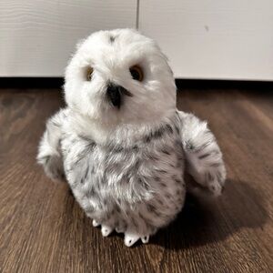 Bearington Drift Snow Owl Stuffed Animal - 8" Realistic Soft Owl Plush Toy NEW